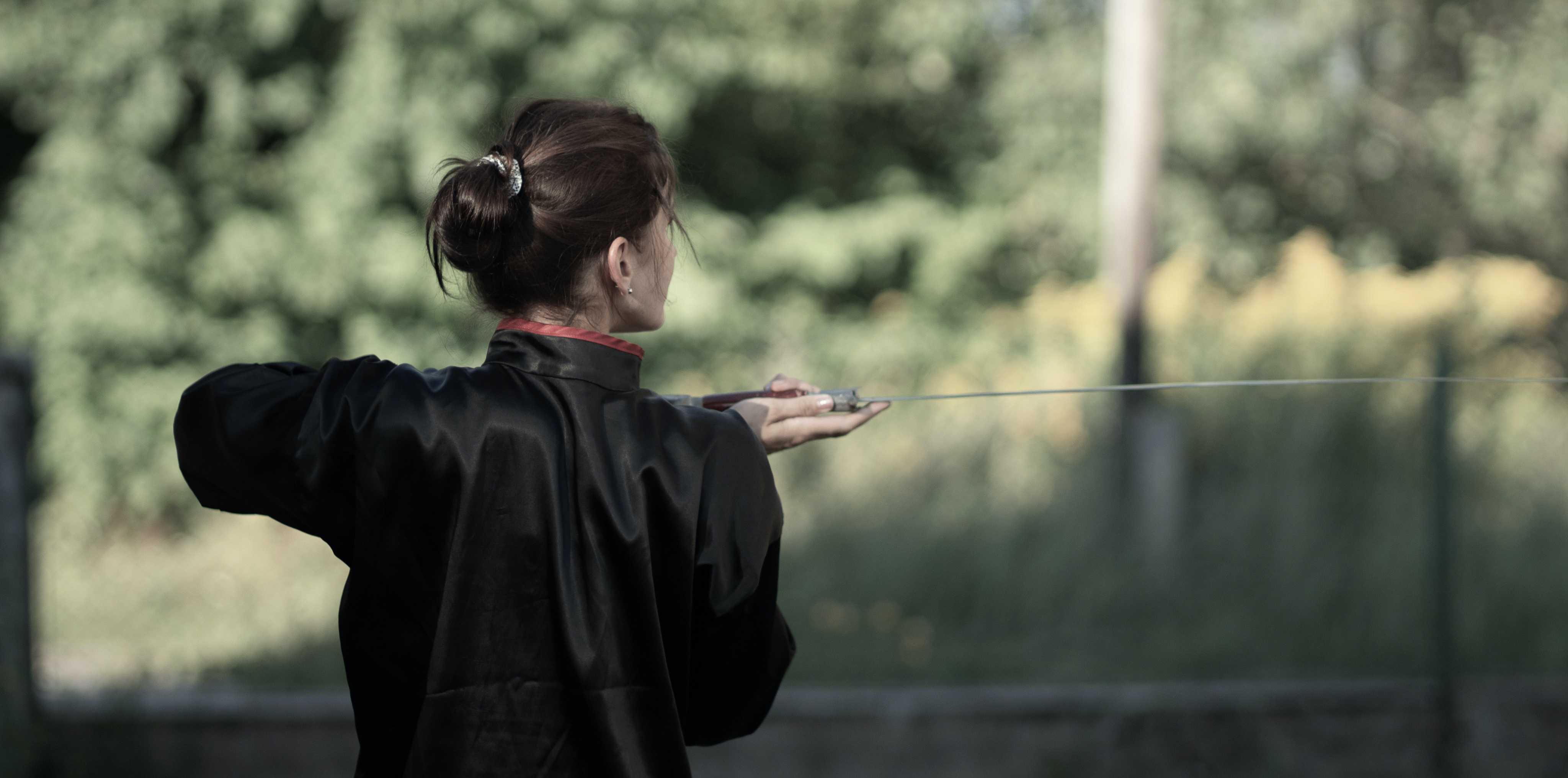 kungfu lady with a sword